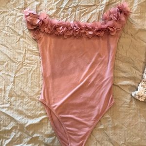 Pink bodysuit